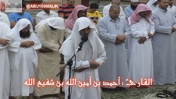 الشفع والوتر ودعاء القنوت من صلاة التراويح 11رمضان 1438 هـ || للقارئ أحمد بن أمين الله بن شفيع الله