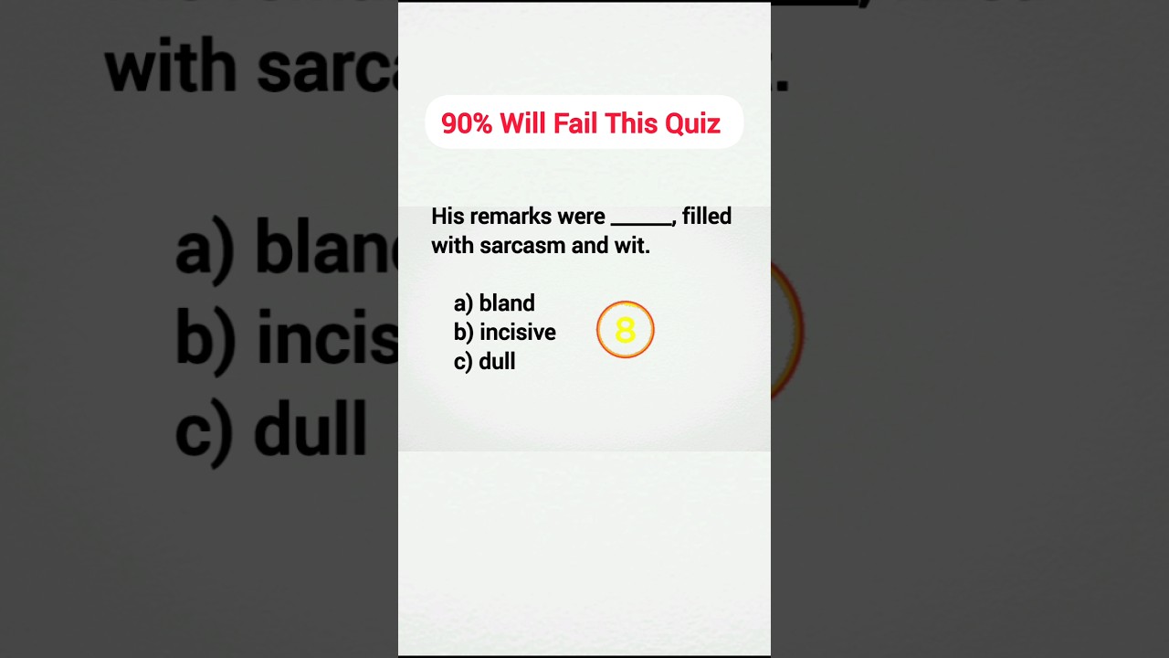 Test Your Vocabulary: Choose the Right Word! | Fun English Grammar Quiz