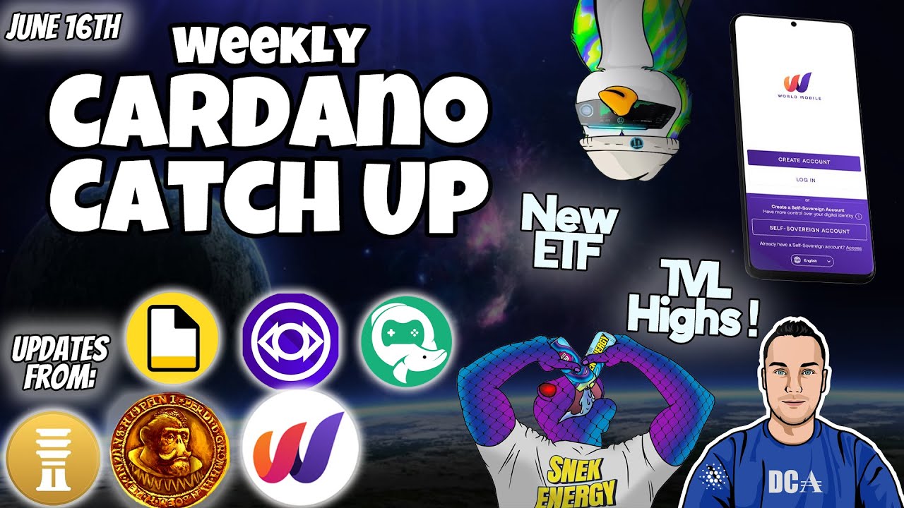 Cardano Updates with Highs, Lows Energy Drinks and Project Updates