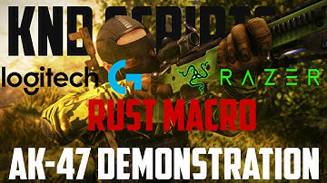 [2021] RUST NO RECOIL MACRO AK DEMONSTRATION | KND SCRIPT