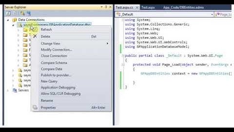 How To Publish Database Using Visual Studio 2010