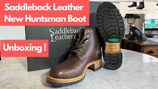 Unboxing the Saddleback Leather Co Huntsman Boot in Dark Coffee Brown Veg Tan