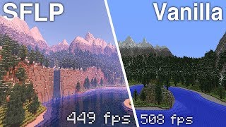 Minecraft Low End Shaders (SFLP) VS Vanilla [4K/60FPS]