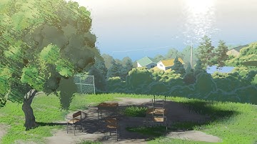 Makoto Shinkai Remake #2 - Goo Engine Timelapse