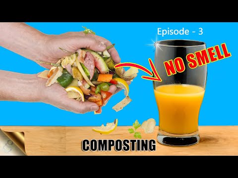 QUICKLY MAKE COMPOST AT HOME INDOORS IN 15 DAYS | BOKASHI COMPOSTING