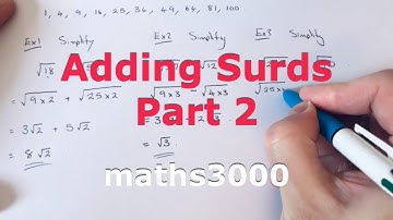 How To Add Or Subtract Different Types Of Surds By Simplifying Them