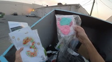 Dumpster diving saving things from the landfill