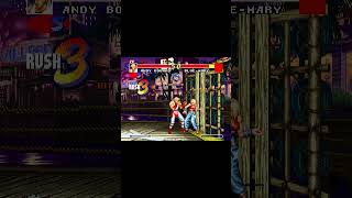 ANDY BOGARD COMBO SHOWCASE 😳 #FatalFury #AndyBogard #FGC #Arcade #Shorts
