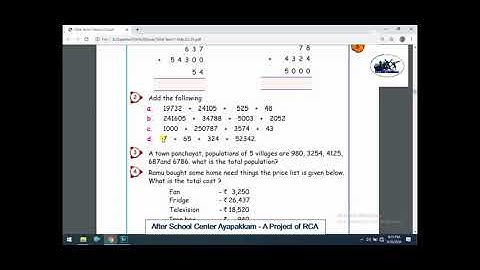 Rotary Club of Ambattur Class 5 Maths Chapter 2 Numbers Part 12