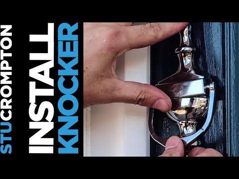 how-to-install-front-door-knocker