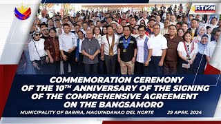 Commemoration Ceremony of the 10th Anniversary of the Signing of the CAB 4/29/2024