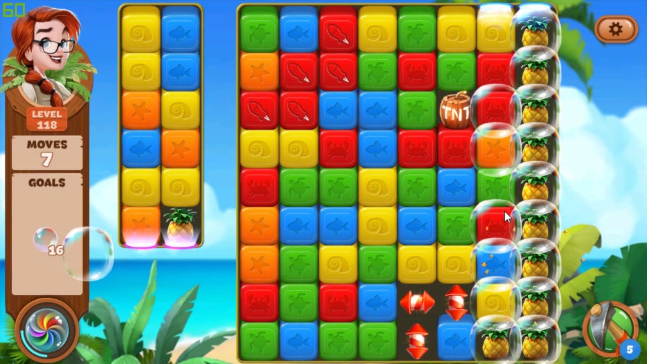 Lost Island Blast Adventure level 118