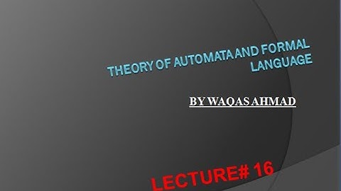 Lecture #16 | Turing Machine | Turing Machine In Theory of Automata and Formal Language |Types of TM