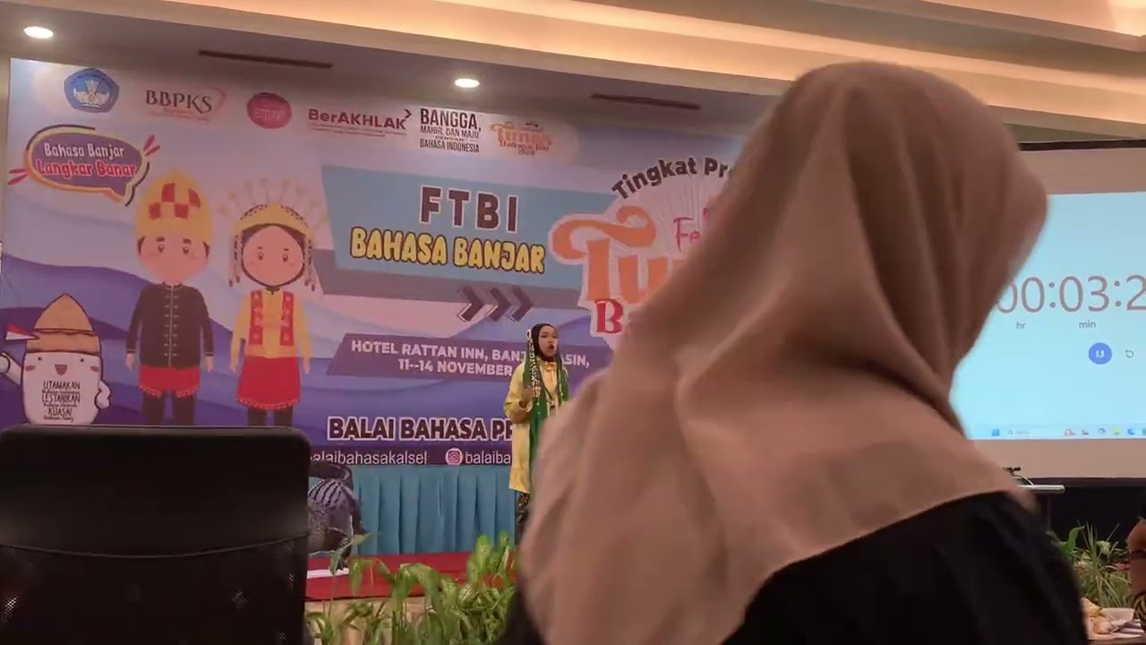 Juara 1 Bakisah Bahasa Banjar Festival Tunas Bahasa Ibu ( FTBI) , Saskia Medina Azzahra