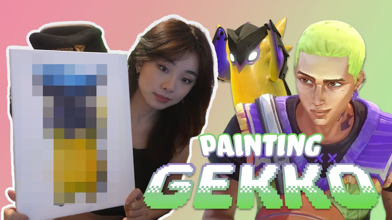 PAINTING GEKKO WHILE PLAYING GEKKO (CLOSED GIVEAWAY)