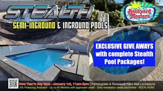 1 Day ONLY New Year's Day Sale at Backyard Masters!
