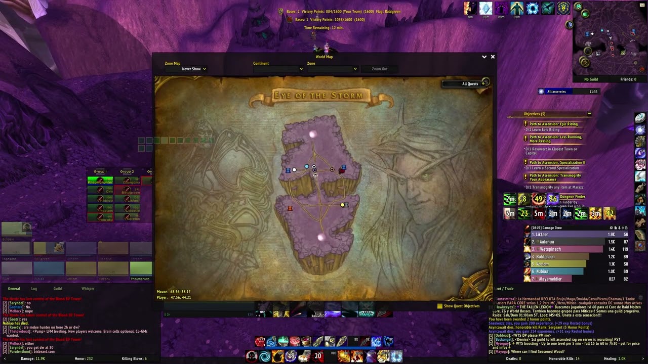 Beast Mastery Hunter PVP | Eye of the Storm | 30-39 Bracket | Bronzebeard Ascension |Warcraft Reborn