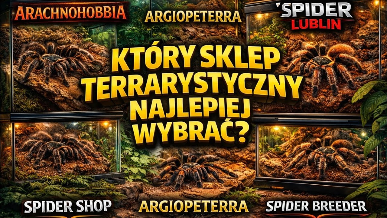 (Odc. 4) Który sklep terrarystyczny najlepiej wybrać? Porównanie sklepów terrarystycznych.