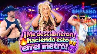 ¡Me descubrieron haciendo ESTO en el METRO! 😱🔥😈 | Demi Cervantes
