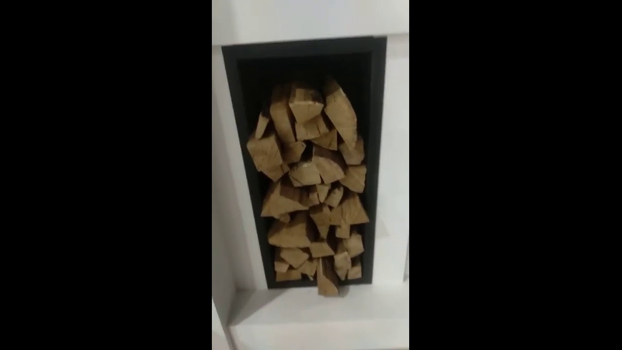 Биокамин встраиваемый в нишу Firezo Classic и дровница в магазине Биокамин.рф