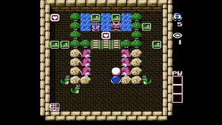 Adventures of Lolo Level 4-5 played on NES Mini Walkthrough Guide Codes Passwords screenshot 1