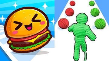 Food Run vs Rope Man Run All Levels Walkthrough Gameplay Android iOS New Update