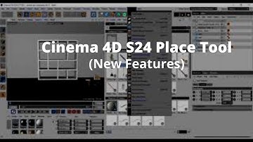 Cinema 4D S24 Place Tool Features - Tutorials | CADCIM Technologies