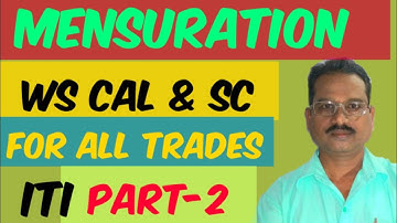 MENSURATION [ Part - 2] | ITI ALL TRADES | 1st , 2nd year | Workshop Calculation And Science