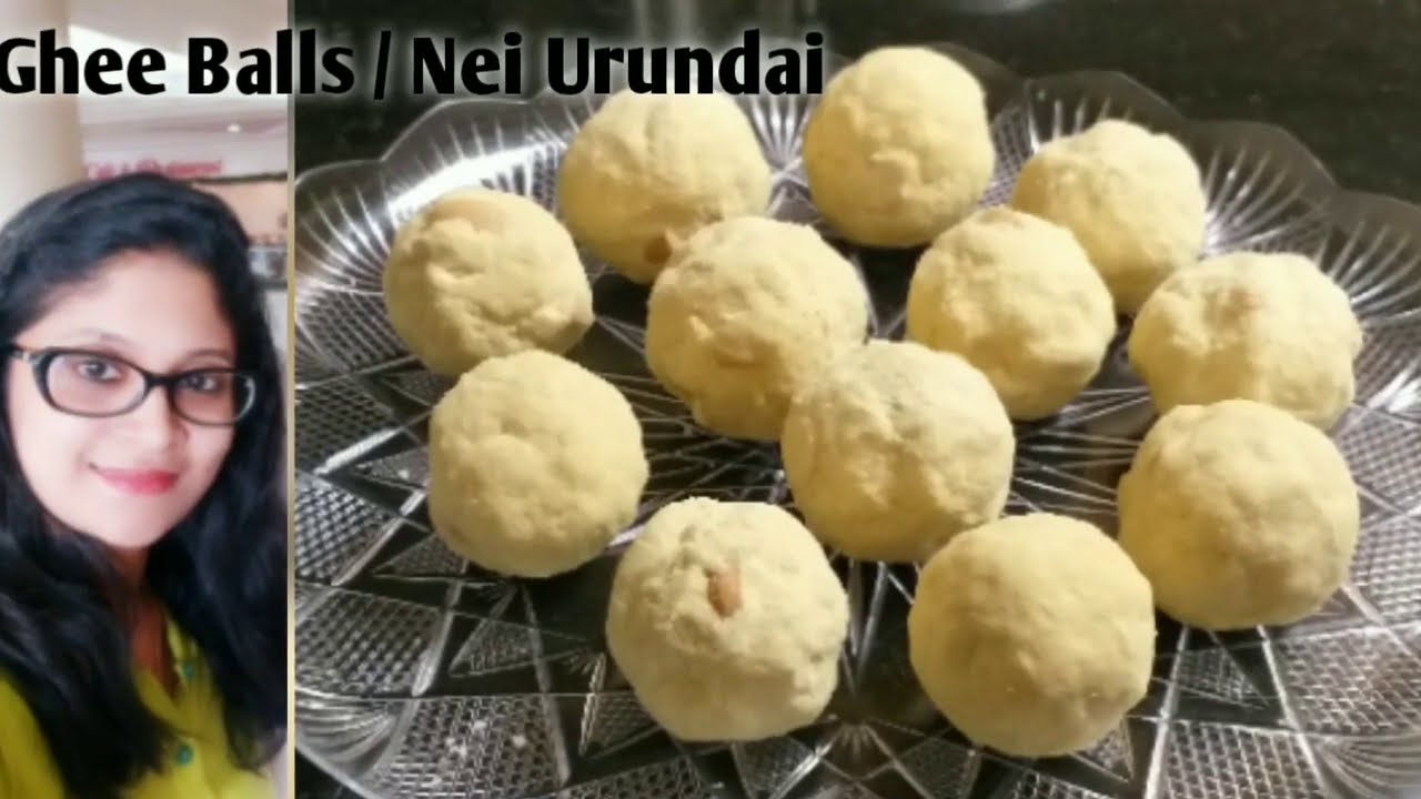 Ghee balls Nei Urundai recipe Pasi paruppu Moong Dhal Balls