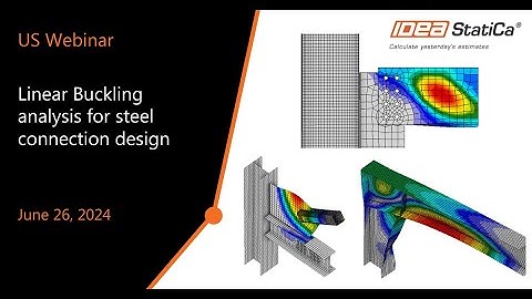 Linear Buckling analysis for steel connection design