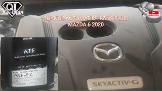 How to change automatic transmission fluid mazda 6 2020 sky activ-G 👨‍🔧