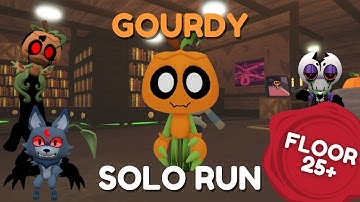 GOURDY SOLO RUN FLOOR 25+ | Dandy’s World Halloween Update