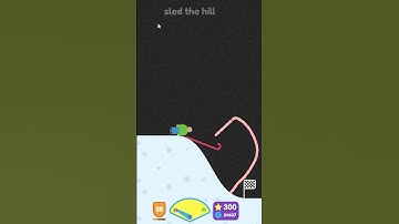 Squiggle Drop - Daily Challenge Solution - Sled the Hill
