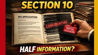 RTI Section 10 Explained | Severability Clause  | Partial Information Rule under RTI Act 2005