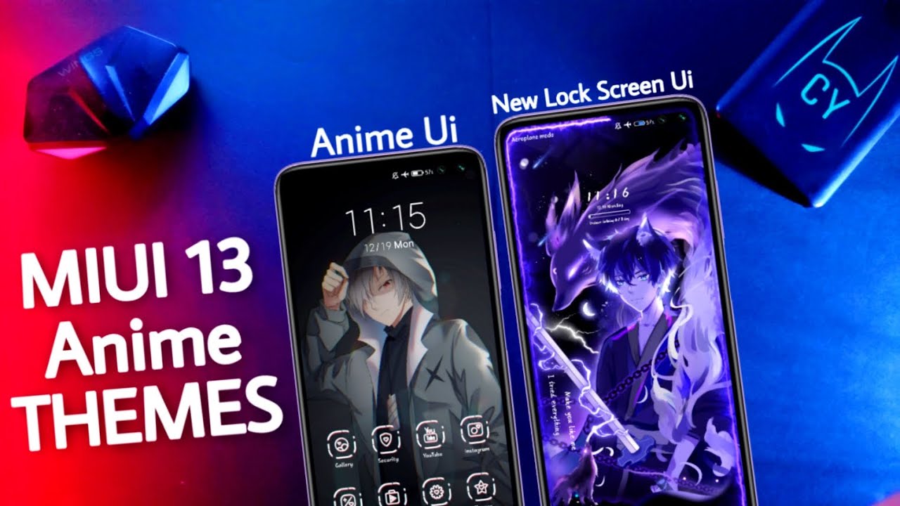 MIUI 13 Anime Themes Top 2 Miui 12.5/13 Anime Theme New Animated