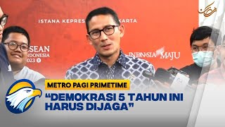 Sandiaga Uno Mendapatkan "Wejangan" Dari Presiden Jokowi Terkait Pilpres 2024
