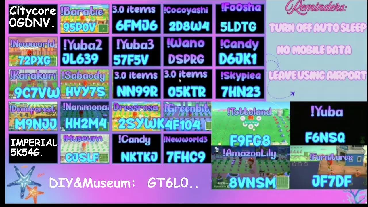 Treasure islands FREE for all  || Animal crossing New Horizons