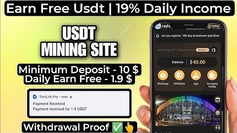 New Usdt Order Grabbing Site 2023 | Usdt Shopping Mall Site | Trx Mining Site | Usdt Mining Site