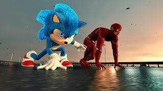 Sonic vs Flash Quick Race