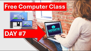 Install and uninstall software - Basic Computer Course in Hindi
