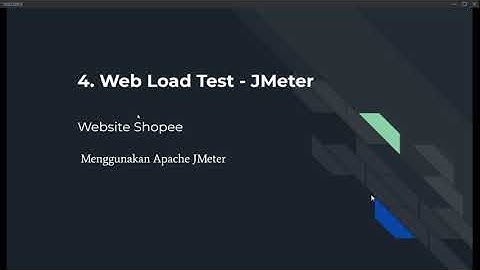 Web Load Test (JMeter) - VVPL - D3RPLA - TelkomUniversity - (6706181088 - 6706184018 - 6706184075)