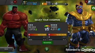 Subscriber's Request - Red Hulk Vs Thanos - Marvel Contest of Champions