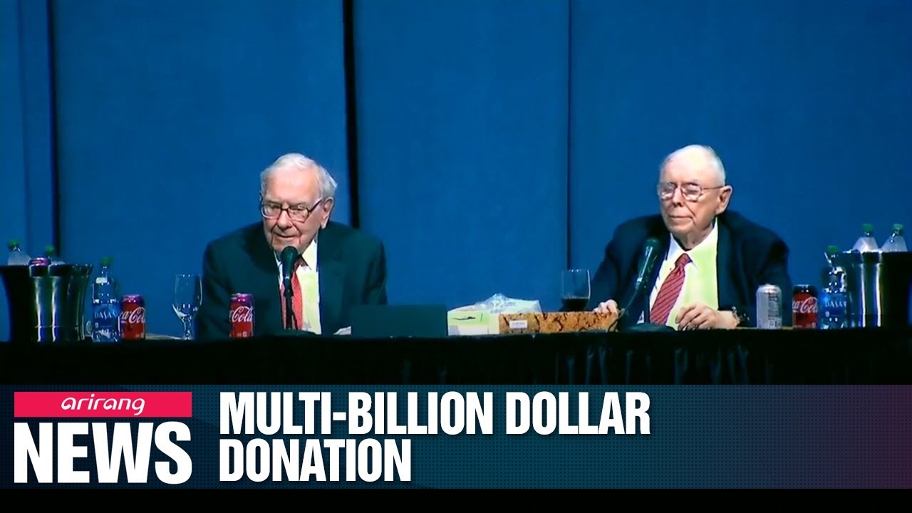 Warren Buffett donates US 3.6 bil. more to charity YouTube