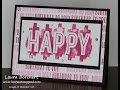 Stamping Over a De-Bossed Image Using the Celebrations Duo Folders - Laura's Stamp Pad