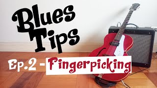 Blues Tips | Intro al fingerpicking | Clase de guitarra | Guitar lesson | Tutorial