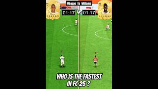 Mbappe Vs Nico Williams Speed Test Who Is The Fastest In Fc 25?