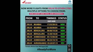 Fly Air India Delhi