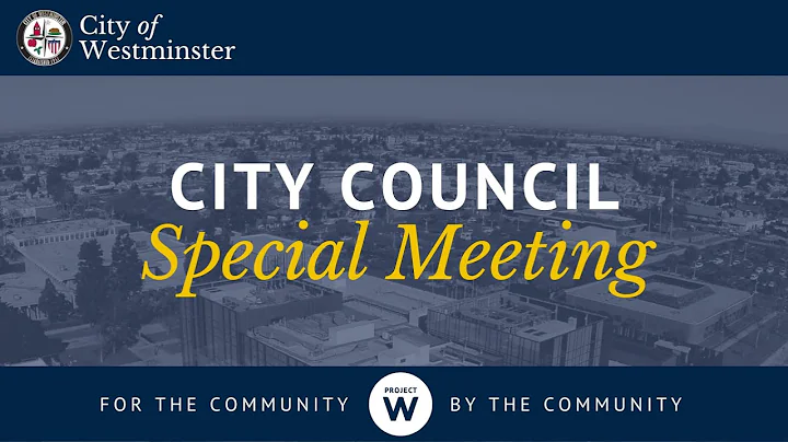 City Council Special Meeting - VIRTUAL ONLY (July ...