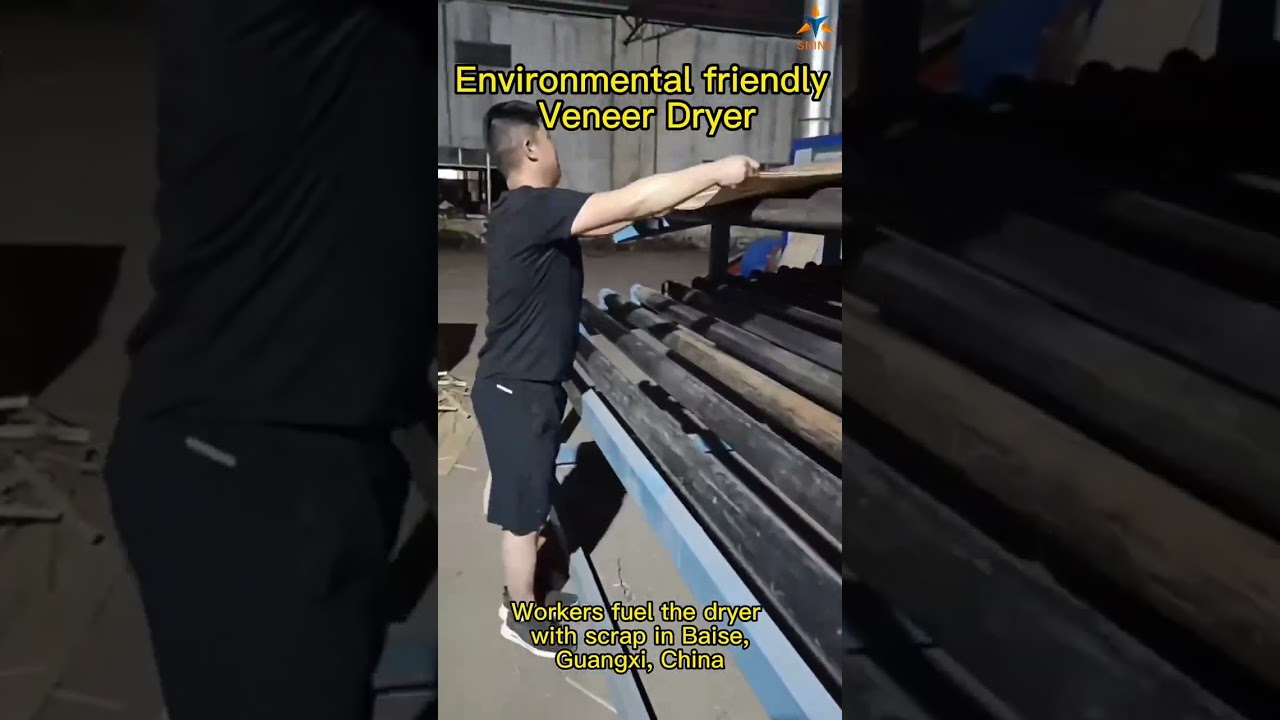 Make the wood factory cleaner . Environmental friendly veneer dryer .