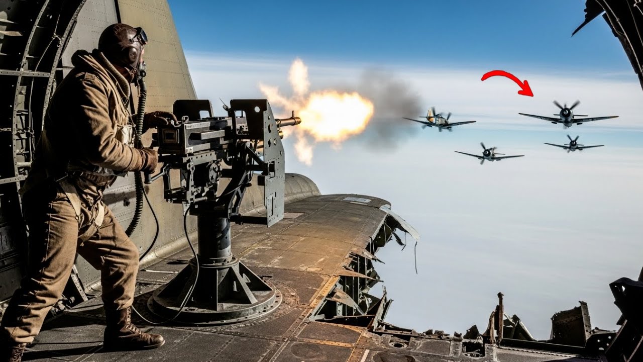 When This B 17 Fortress Killed 12 Fighters — Three Had Already Torn Off Its Tail